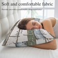 thumbnail image 6 of White Green Blue Lumbar Pillow Covers 12x20 Inch, Vintage Wooden Rustic White Daisy Floral Decorative Pillowcase with Zipper, Microfiber Breathable Throw Pillowcases for Sofa Bed Living Room, 6 of 9