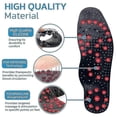 thumbnail image 5 of 1 Pair Tourmaline Acupressure Insoles, Magnetic Acupressure Reflexology Insole Massager Gifts, 5 of 5