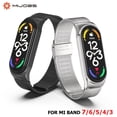 thumbnail image 2 of Correa para Mi Band 5 6 7 8 Pulsera de metal en Mi Band 4 3 Pulsera para Mi Band 5 Correa para Xiaomi Miband NFC Versión global Tan Jianjun unisex, 2 of 2