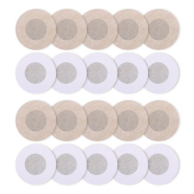 Nipple Sticker Solid Color 10 Pairs Mini Invisible Bra Nipple Cover Breast Cover