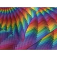 thumbnail image 5 of Ambesonne Trippy Quilted Bedspread Set 3 Pcs, Vibrant Rainbow Spiral, King Size, Multicolor, 5 of 5