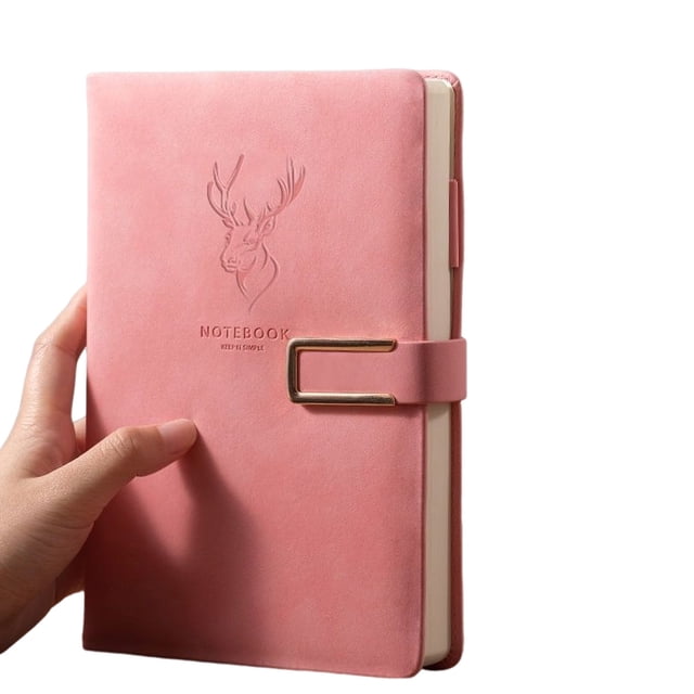 CSChome Faux Leather Notebook Student Notebook: 416-Page Super Thick, Faux Leather Business Notebook, Waterproof & Scratch-Proof