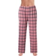 thumbnail image 4 of Rovga Women Pants Spring Fall Simple Plaid Printed Drawstring Trousers Loose Home Pajamas Bottom Pants Stylish Bottoms, 4 of 8