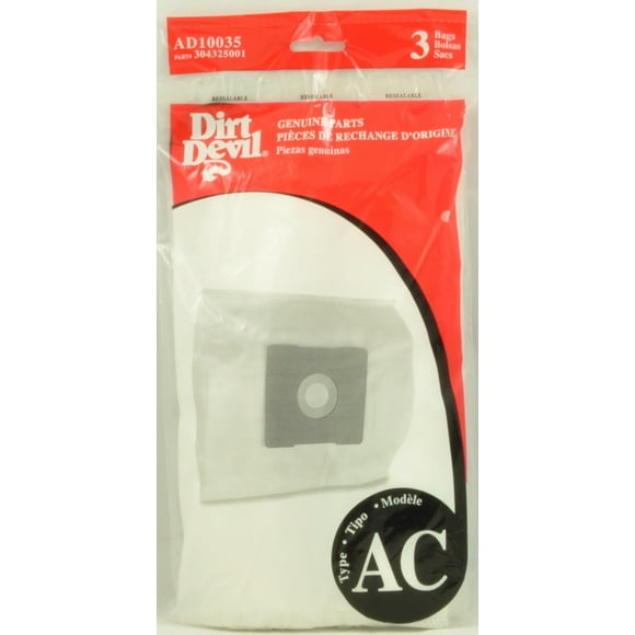 Dirt Devil Type AC Vacuum Cleaner Bags