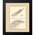 thumbnail image 2 of Walling 20x24 Black Modern Framed Museum Art Print Titled - Keweenaw Isle Royale Michigan - Walling 1873, 2 of 5