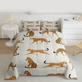 thumbnail image 2 of Castle Fairy Kids Teens Animal Leopard Twin Comforter Sets,Jungle Wildlife Bedding Set, 2 of 8