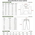 thumbnail image 3 of JNYEHSUI Hoodie Sets For Men Unisex Two Piece Set Sweatshirts And Sweatpants Men's and Women's Hip Hop Sweatshirt Jogger Pants Jey Uso Yeet 3D Printed Drawstring Sweatshirt Trousers, 3 of 5