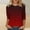 Wine, variant on Tops For Women Trendy Sevevn Women Fashionable And Comfortable Casual T-Shirt Loose And Elastic Non Positioning Printing
