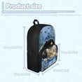 thumbnail image 5 of FOR U DESIGNS Cute Cat Cowboy Middle School Backpacks Portable School Bookbag Elementary Boys Girls Kids Travel Daypack Zipper Closure Schoolbag with Two Sides Pockets, 5 of 7