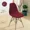 Wine red, variant on 1/2/3/4Pcs Family Pack Chair Cover Waterproof Adjustable Seat Cover Thin in Summer Dining Room Antifouling Removable,Wine red