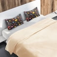 thumbnail image 5 of Yayeee Pillowcase Standard Size Set of 2 Satin Wrinkle Resistant Pillow Case, Moon Pattern, 5 of 7