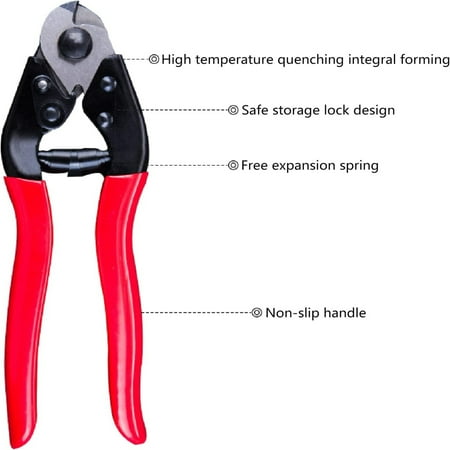 

e this stainless steel aircraft cable cutter is an essential tool for any professional or DIY enthusiast. Invest in quality with this heavy-duty cutter that will last for years to come.