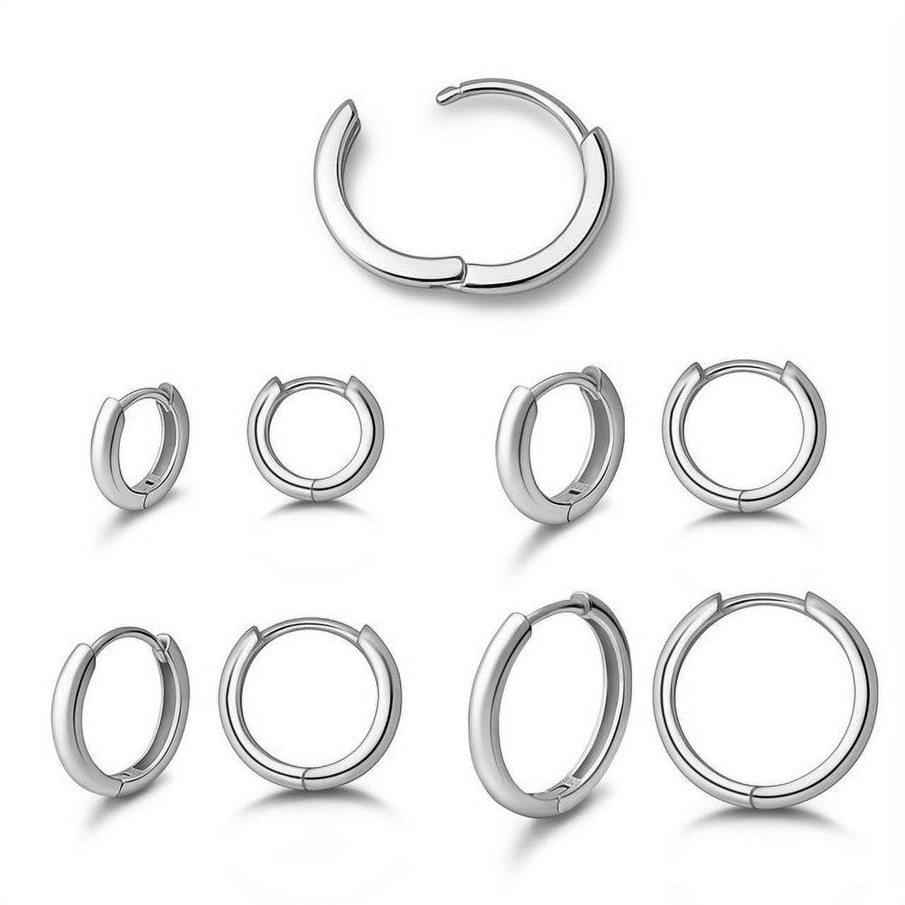 Small hoop earrings sale walmart