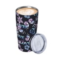 thumbnail image 2 of KLL Love Butterflies Stainless Steel Vacuum Insulated Coffee Cup 20 oz Lids and Straws,Insulated Travel Mug Water Cup with Leak-Proof Straw Lid & Flip Lid, 2 of 8