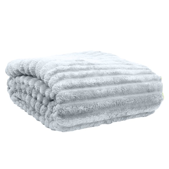 Manta extra suave, lujosa manta de piel sintética de doble cara, mezcla de franela y piel sintética, lujosa manta peluda para sofá