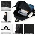 thumbnail image 4 of Attack On Titan Backpack Rucksack Book Bag Schoolbag Shoulder Bag Casual Hiking Daypack 17 Inch, 4 of 8