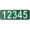 thumbnail image 2 of Curb-N-Sign Reflective 911 Address Sign for Mailbox, Single/Double Sided, Solid Aluminum, Custom and Pre-Drilled signs Horizontal/Vertical, 5 Year Warranty (Single Sided (Horizontal, Green), 2 of 9