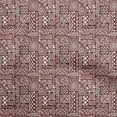 thumbnail image 1 of oneOone Cotton Poplin Red Fabric African Sewing Craft Projects Fabric Prints By Yard 56 Inch Wide, 1 of 4