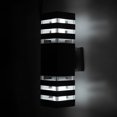 thumbnail image 4 of Moderno Impermeable Arriba Abajo Aluminio Cuboide Led Lámparas De Pared Doble Cabeza Lámpara De Pared Exterior E27 Enchufe Ac 85-240V Para Patio Jardín Porche Corredor Methold HA024335-02, 4 of 6
