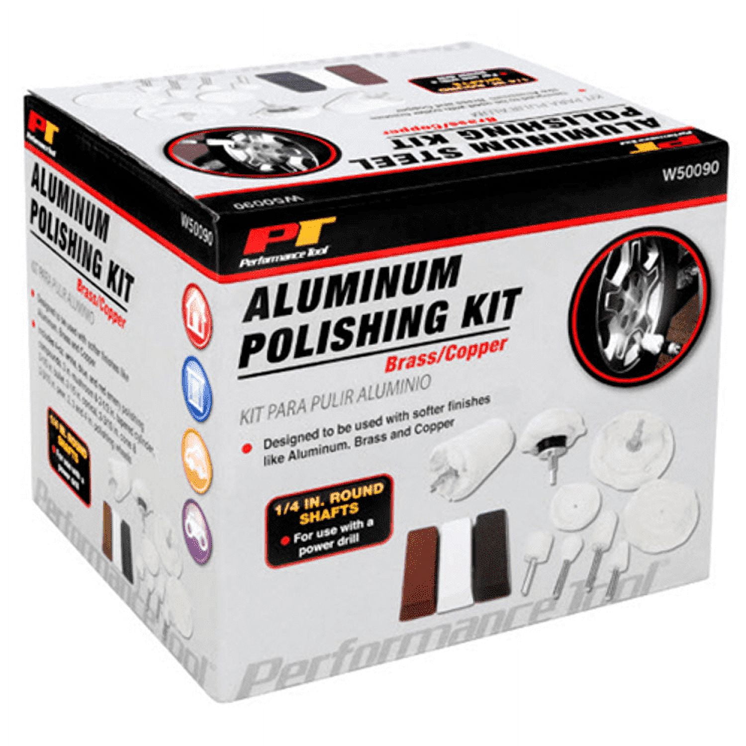 Aluminum Polishing Tool Kit - 14 Piece