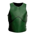 thumbnail image 1 of de pecho Fancy Dress Up PU Leather Vest para favores de fiesta Carnival Festive Verde, 1 of 8