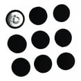thumbnail image 5 of 20pcs Cloth Fabric Covered Buttons Decorative Button Clothing Decor Black 20mm, 5 of 8