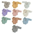 thumbnail image 6 of Crochet Jumpsuit for Baby Photoshoots 0-2M Infant Photo Posing Props Knitted Romper Photography Outfit Accessory, 6 of 8
