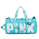 thumbnail image 1 of Bolsa de viaje rosa para mujer, bolsa de lona de entrenamiento de Fitness para viaje, bolsa de equipaje deportiva impermeable de gran capacidad para gimnasio Fivean unisex, 1 of 2