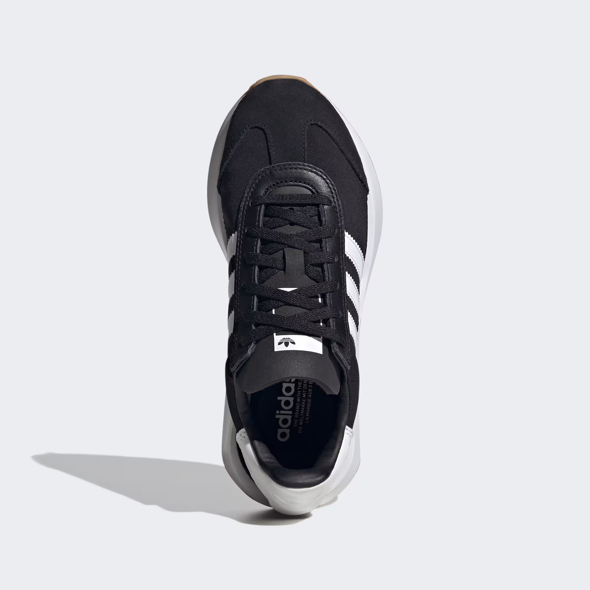 thumbnail image 4 of Tenis Adidas Country XLG Niños Negro de Cuero Escolar Resistente, 4 of 5