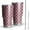 Pink Brown Heart, variant on 30oz Pink Brown Heart Checkered Pattern Tumblers Stainless Steel Tumbler with Lid and Straw,Vacuum Insulated Double Wall Travel Tumbler Cups Mug with Cleaning Brush for Coffee,Tea