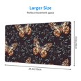 thumbnail image 2 of Kdxio Butterfly1 Print Large Gaming Mouse Pad,Non-Slip Base,Water Resist Keyboard Pad for Gamer,Office & Home,29.5 x 15.8 in, 2 of 6