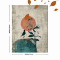 thumbnail image 3 of UXIEQU Bird and Floral Abstract Canvas Wall Art 15.75x11.81 Inches, 3 of 8