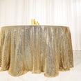 thumbnail image 6 of BalsaCircle 120" Sequin Round Tablecloth Champagne, 6 of 8
