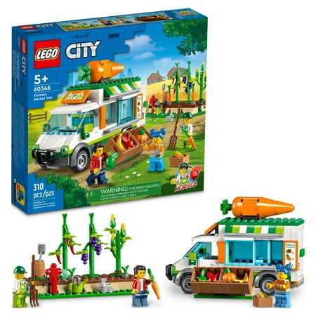 UPC: 0673419359146 | LEGO City Farmers Market Van 60345 Building Set