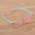 thumbnail image 1 of Gafas con estilo ños Silicone Muticolor Rosa perfke Luz anti azuleada de los niños, 1 of 9