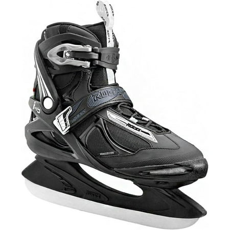 Roces Men's Adult Sport & Leisure Stainless Steel Hockey Blade ICY 3 Ice Skates w/Thermal-Insulation Liner & Laces, Power Strap & Microadjustable Memory Buckle Closure