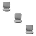 thumbnail image 4 of Baohd Computer Chair Cover Swivel Chair Cover Rotating for Chair Gray Backrest + Cushion Cover 3Set, 4 of 6