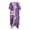 Purple Floral, variant on HELLHERO Loose Bathing Suit Cover Up for Beach High Quality Fabrics Kimono Long Kimono Swimsuit Cover Up Starry Mushroom Night