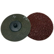Griton QA33024 3" Quick Change Sanding Disc, Industrial Grade, 24 Grit, Black (Pack of 25)