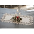 thumbnail image 5 of Beige Rose Lace Table Runner (15"x35"), 5 of 5