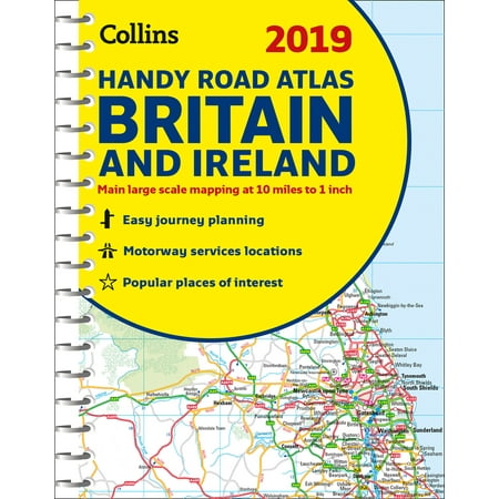 2019 collins handy road atlas britain and ireland: