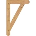 thumbnail image 3 of Ekena Millwork 3 1/2"W x 22"D x 34"H Traditional Craftsman Smooth Bracket, Western Red Cedar, 3 of 13