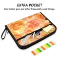 thumbnail image 2 of Organ Folder 14.2 x 0.8 x 10.6 Inches 13 Separate Pockets A4 Size Documents Folder A Sort Storage File Manager For The Home Office Orange Roses Seamless, 2 of 7