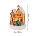 thumbnail image 3 of EIMELI House Model Decorations Gift Resin Ornament Scene Game With Led Lights, 3 of 12