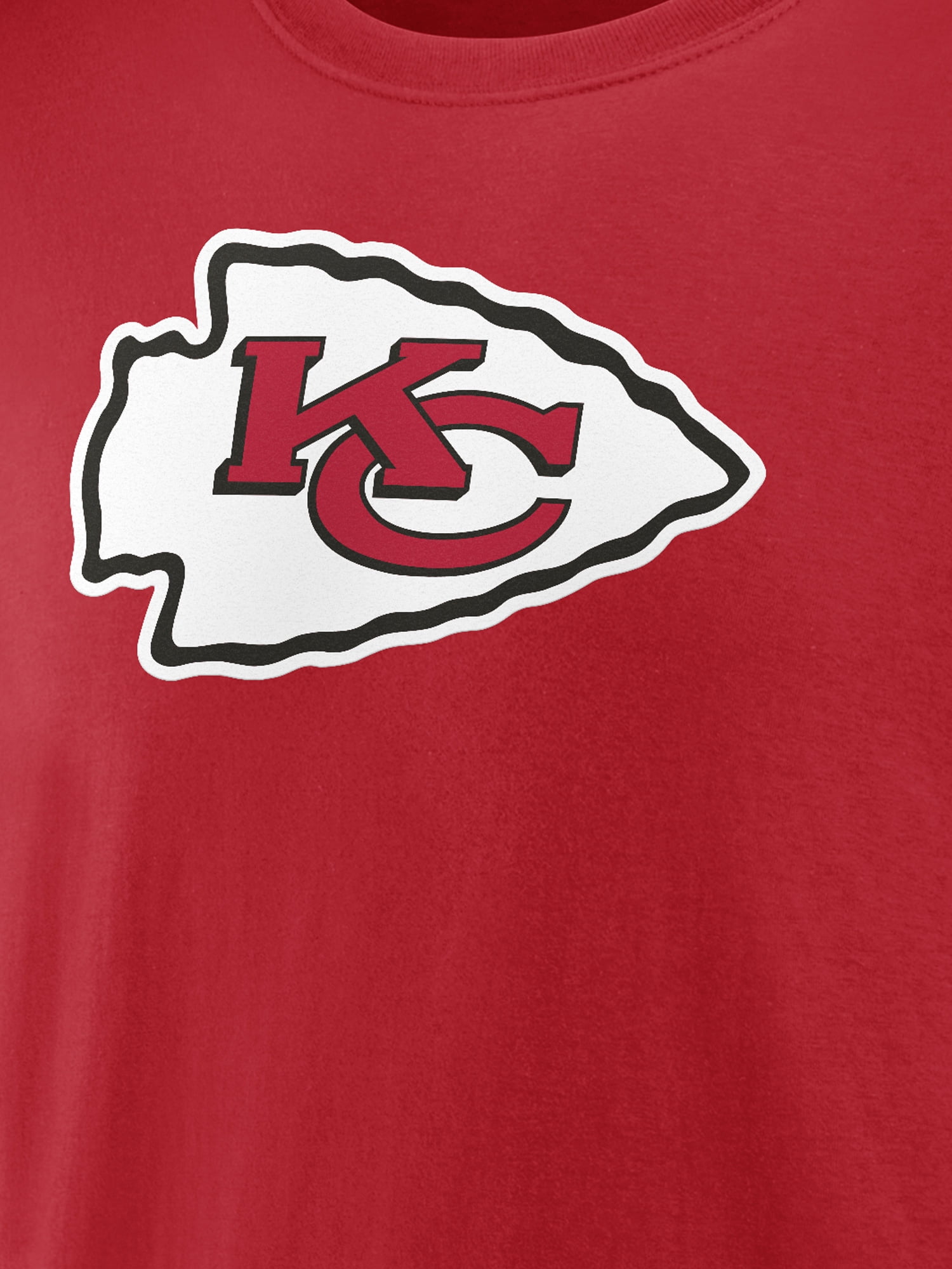 NFL Kansas City Chiefs Men's Cotton Red Short Sleeve T-Shirt