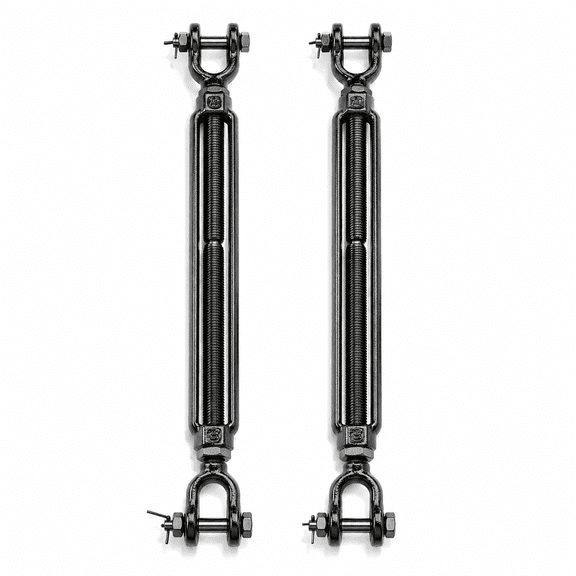 Tootaci 1/2 Inch Heavy Duty Jaw & Jaw Turnbuckle, 17.44"–26.42" Adjustable Stainless Steel Tensioner, 2205 lb Working Load for Wire Rope, Shade Sail