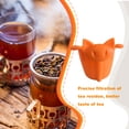 thumbnail image 3 of pitrice Creatively Cat-shaped Tea Infuser Strainer Mug Strainers Hanging Drinking Accessories Kitchenware Wide Application Red Orange 1, 3 of 6