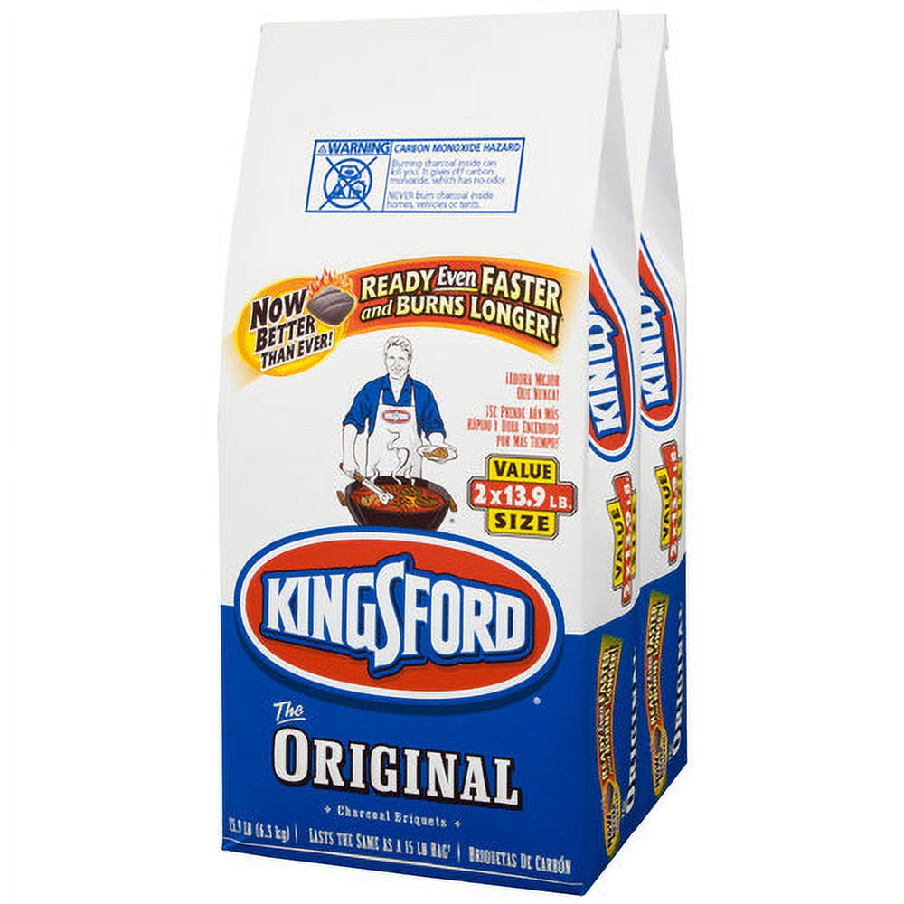 Kingsford Charcoal Briquets, 13.9 Lb., 2 Pack - image 2 of 5