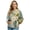 Green-Daisy, variant on DISNIMO Tiger Leaf Printed Sweatshirts for Women Zip Up Jackets Long Sleeve Outwear Fall Winter Outfits, S