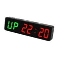 thumbnail image 1 of Gym Timer Stopwatch Interval Timer USB Rechargeable Boxing LED Workout Colck Green Red Number, 1 of 8
